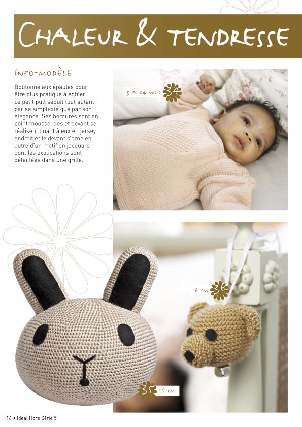 Ideal Layette Hors-Série 5 Tricot Animaux