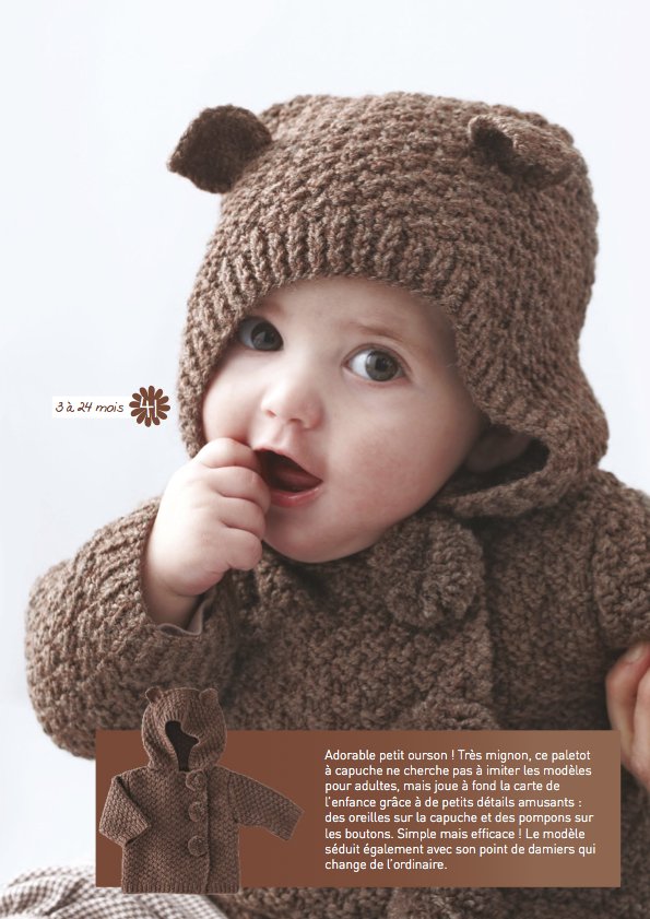 Ideal Layette Hors-Série 8 Gilet Ourson