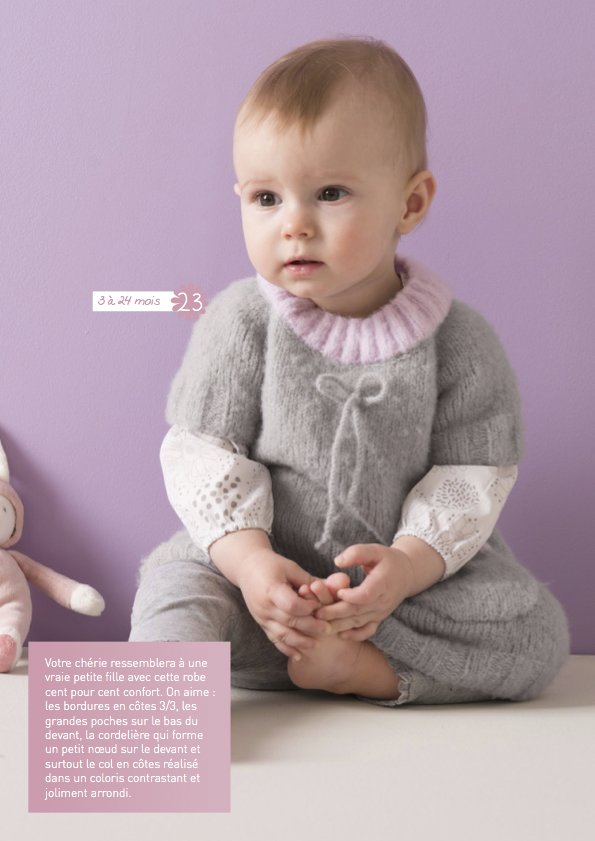 Ideal Layette Hors-Série 10 Robe Tricot