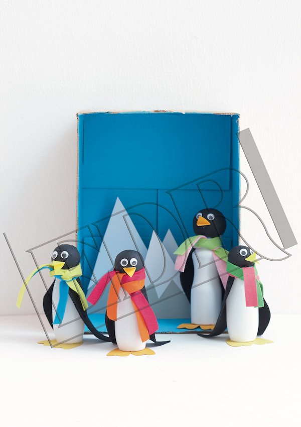 Ideal Brico Juniors 3-6ans bricolage famille pingouins