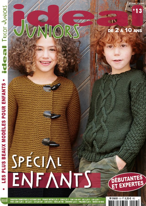 Magazine Ideal Tricot Juniors 13 couverture