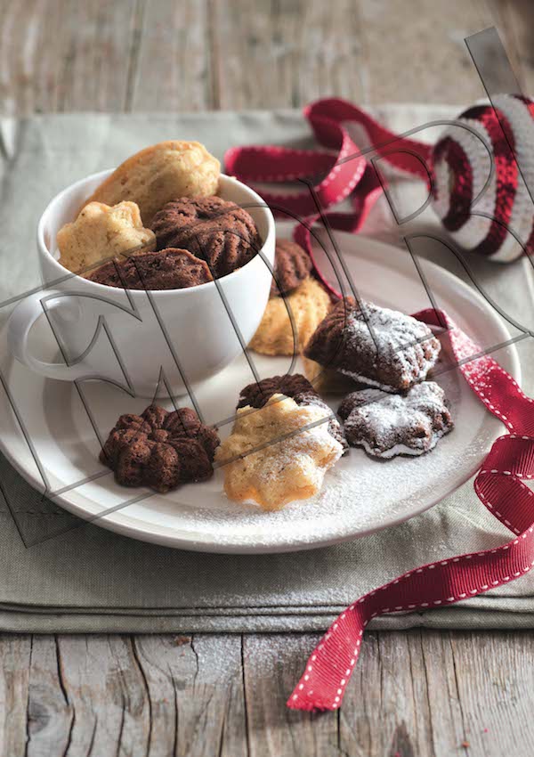 Recette Biscuits au beurre chocolat - vanille