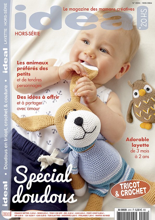 magazine spécial modèles tricot crochet doudous