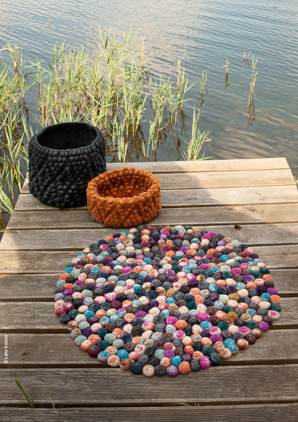 ideal crochet 32 corbeille tapis laine