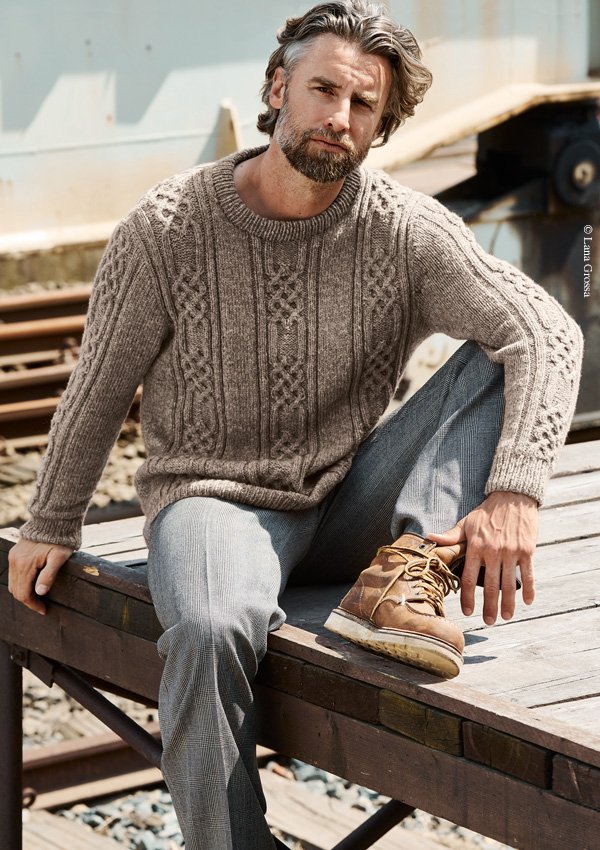 ideal tricot laine pull homme