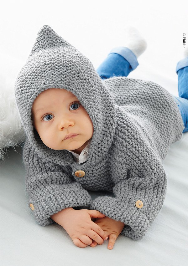 gilet laine tricot bébé