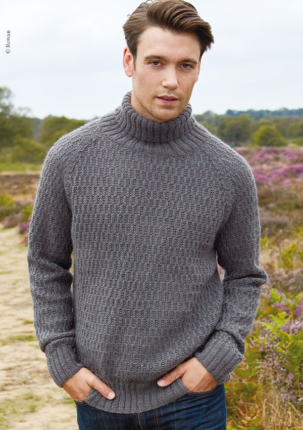 pull pour homme tricoté en laine