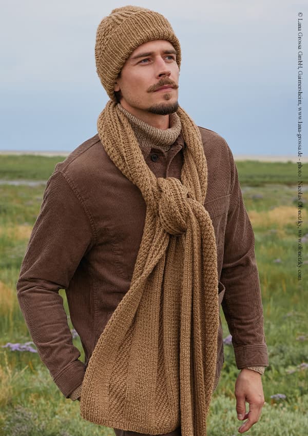 Bonnet et écharpe en laine