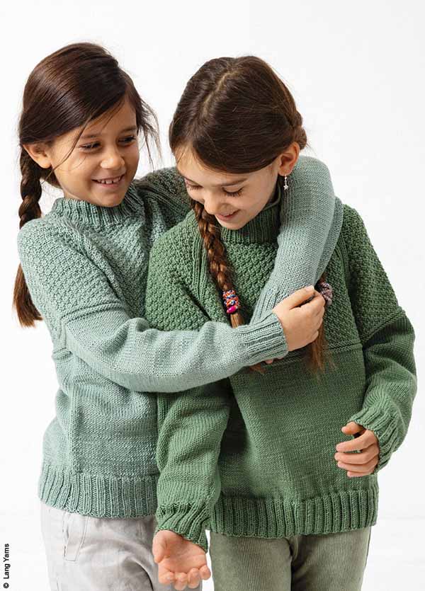 duo de filles tricots