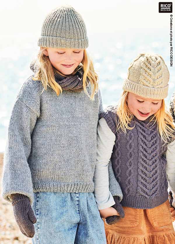 duo de filles tricots