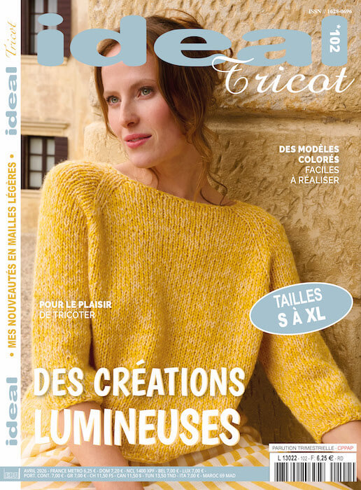 magazine tricot modèles colorés faciles à réaliser